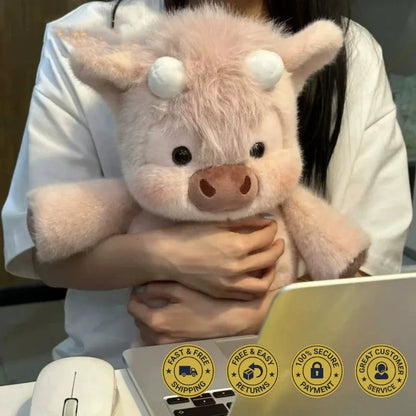 Running Highland Cow Plush Toy